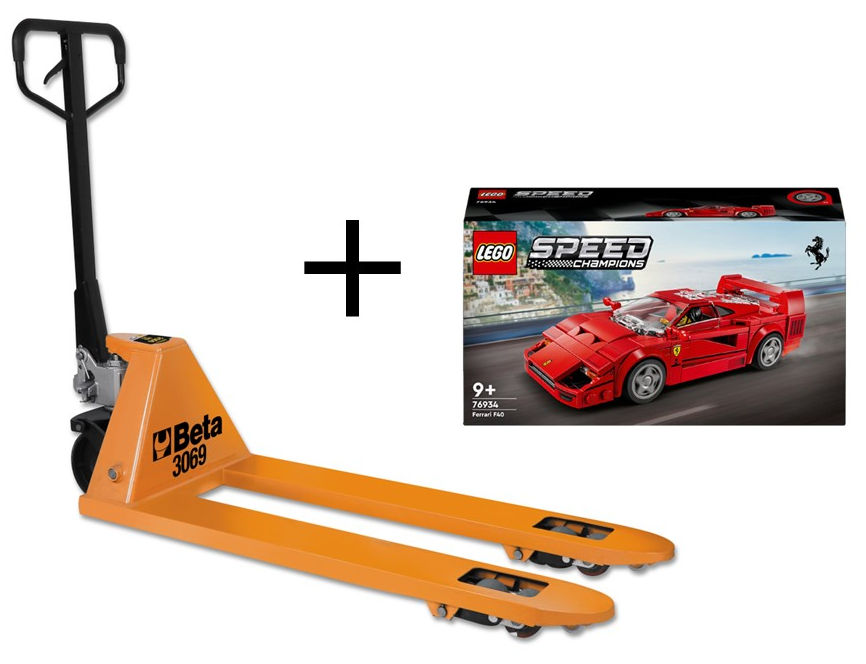 Beta Tools palletwagen met lange lepels