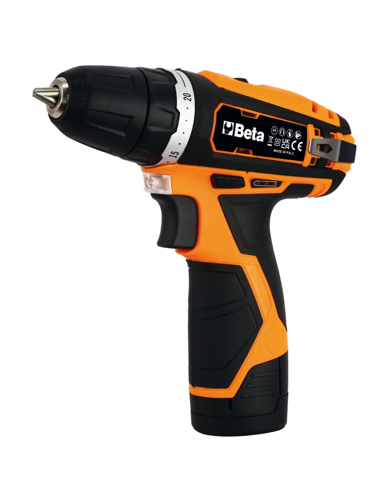 Beta Tools 12V accuboormachine en slagschroevendraaier in koffer, inclusief gratis Lego - Afbeelding 4