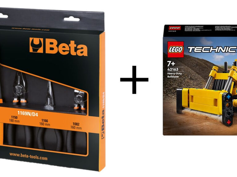 4-delige set tangen Beta Tools1169N/D4
