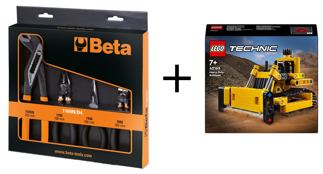 4-delige set tangen Beta Tools1169N/D4