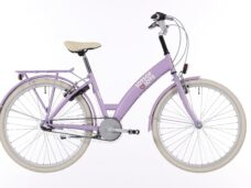 Kinderfiets Bikefun Lots of Love 24 inch met Nexus 3 versnelling/remnaaf - Mat Lila/Violet