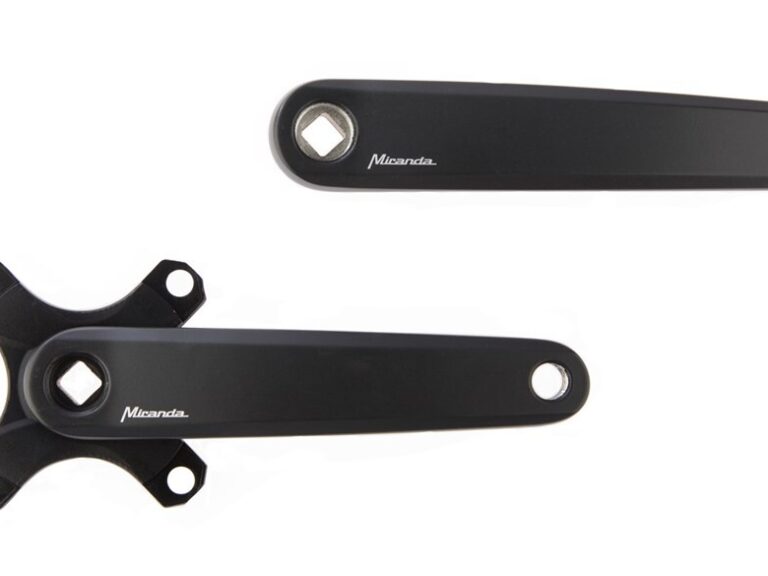 Crankstel Miranda Delta BCD 104 Gates - 170 mm crankarm - mat zwart
