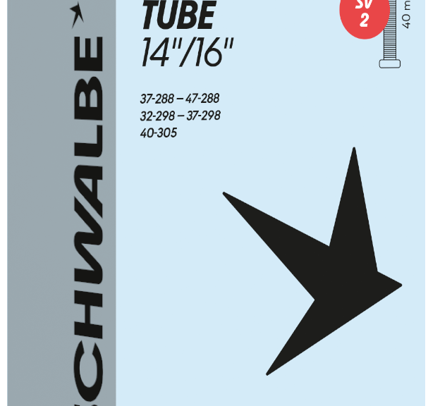 Binnenband Schwalbe SV2 14"/16" / 32-47-288/305mm - 40mm ventiel