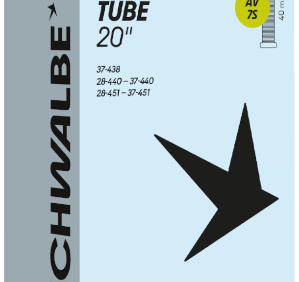 Binnenband Schwalbe AV7S 20" / 28-37-438/451mm - 40mm ventiel
