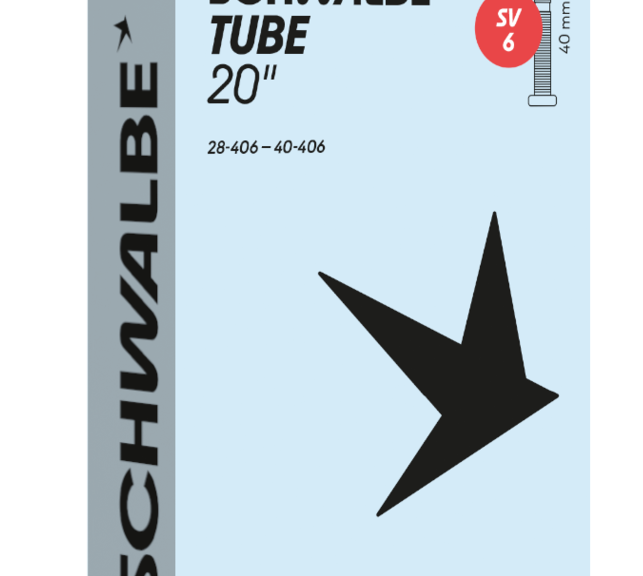 Binnenband Schwalbe SV 6 20" / 28/40-406mm - 40mm ventiel
