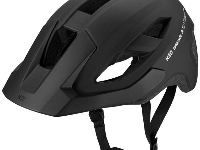 Fietshelm KED Embrace Jr S-M (52-58cm) - mat zwart