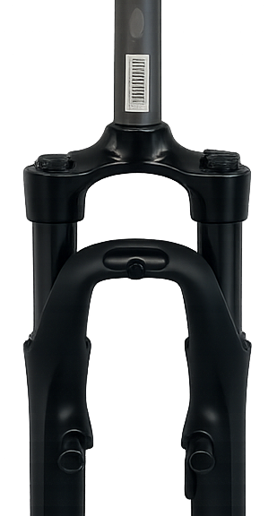 Verende voorvork 28" ahead met 1-1/8" vorkbuis Zoom 730 AMS - Velgrem / IS disc / rollerbrake - mat zwart - QR