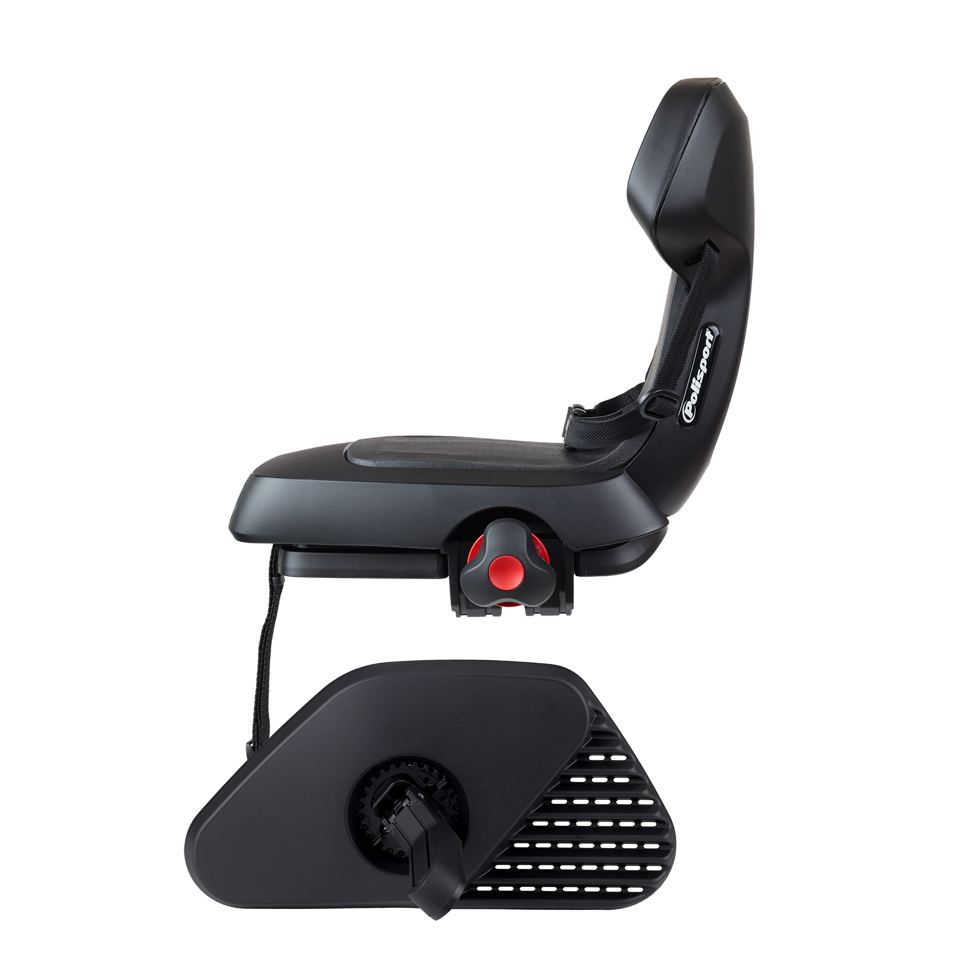 Kinderzitje achter Polisport Guppy Junior - BLACK SERIE - Afbeelding 3