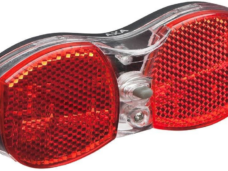 Dragerachterlicht Axa City Rear op batterijen 80 mm bevestiging (op kaart)