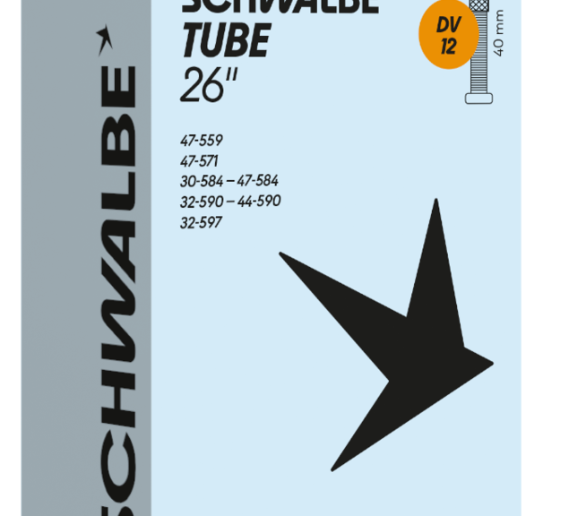 Binnenband Schwalbe DV 12 26" / 30/47-559/597mm - 40mm ventiel