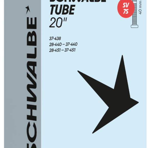 Binnenband Schwalbe SV 7S 20" / 28/37-438/451mm - 40mm ventiel