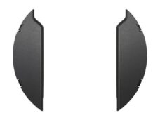 Afdekkapjes voor ringslot Axa Atlas - zwart (set)