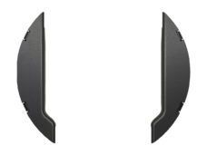 Afdekkapjes ringslot Axa Atlas Large - zwart (set)
