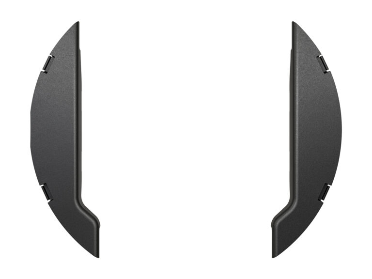 Afdekkapjes ringslot Axa Atlas Large - zwart (set)