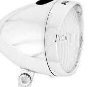 Koplamp Axa classic switch LED 4 lux - zilver
