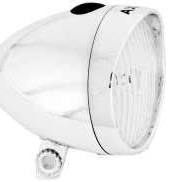 Koplamp Axa classic switch LED 4 lux - zilver