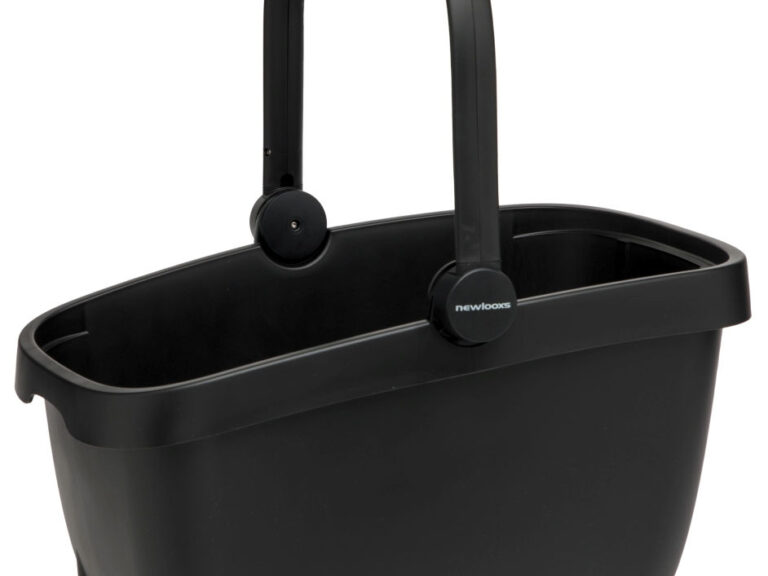 Gerecyclede (honden)fietsmand New Looxs Clipper 28 liter - 49 x 37 x 29 cm - zwart