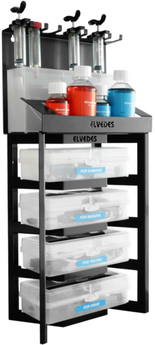 Elvedes Syringe Station voor ontluchtingsspuiten en remvloeistof - Afbeelding 3