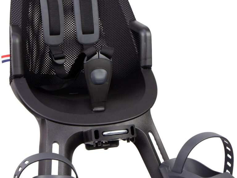 Siège enfant pour Qibbel Air - Noir Minuit - comprend un adaptateur de tige pour câbles intégrés