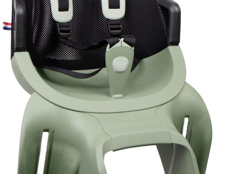 Kinderzitje achter Qibbel Air met dragerbevestiging (CFS) - Sage Green