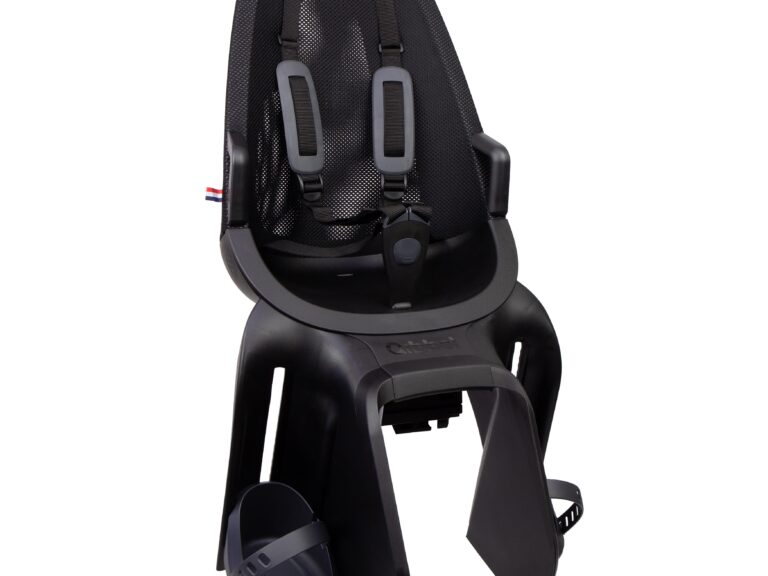Kinderzitje achter Qibbel Air met MIK-HD bevestiging - Midnight Black