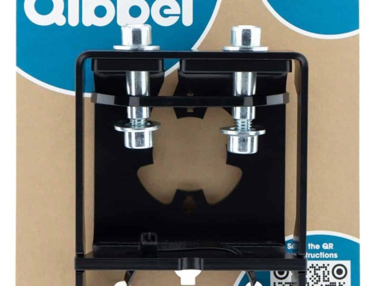 Stuurpenadapter Qibbel Ahead 1 1/4 geïntegreerde kabels - zwart