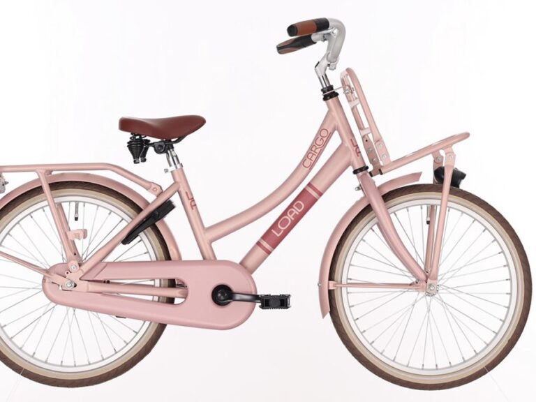 Meisjesfiets Bikefun Load 24" 3V - Mahogany Roze