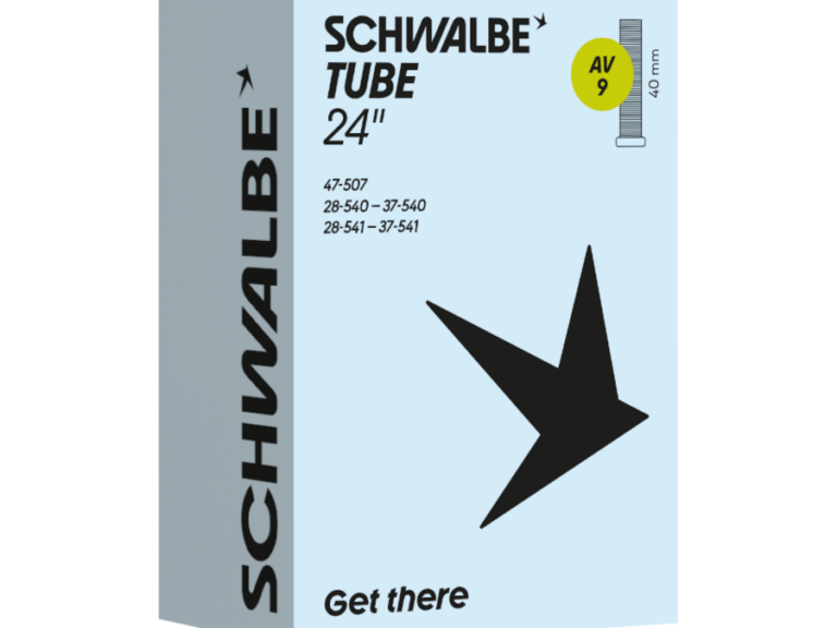 Cámara de aire Schwalbe AV9 de 24" / 28/47-507/541 - válvula de 40 mm