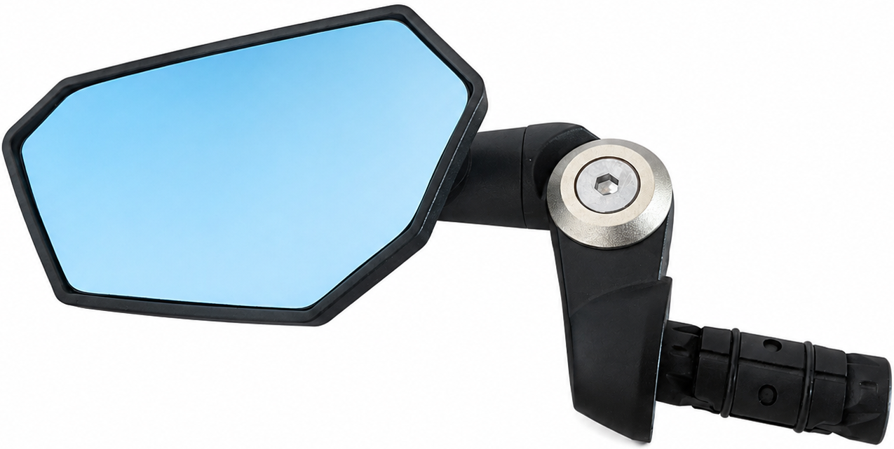 Luxe aerodynamische bar-end spiegel Evoas EV002 - brons accent - Afbeelding 2