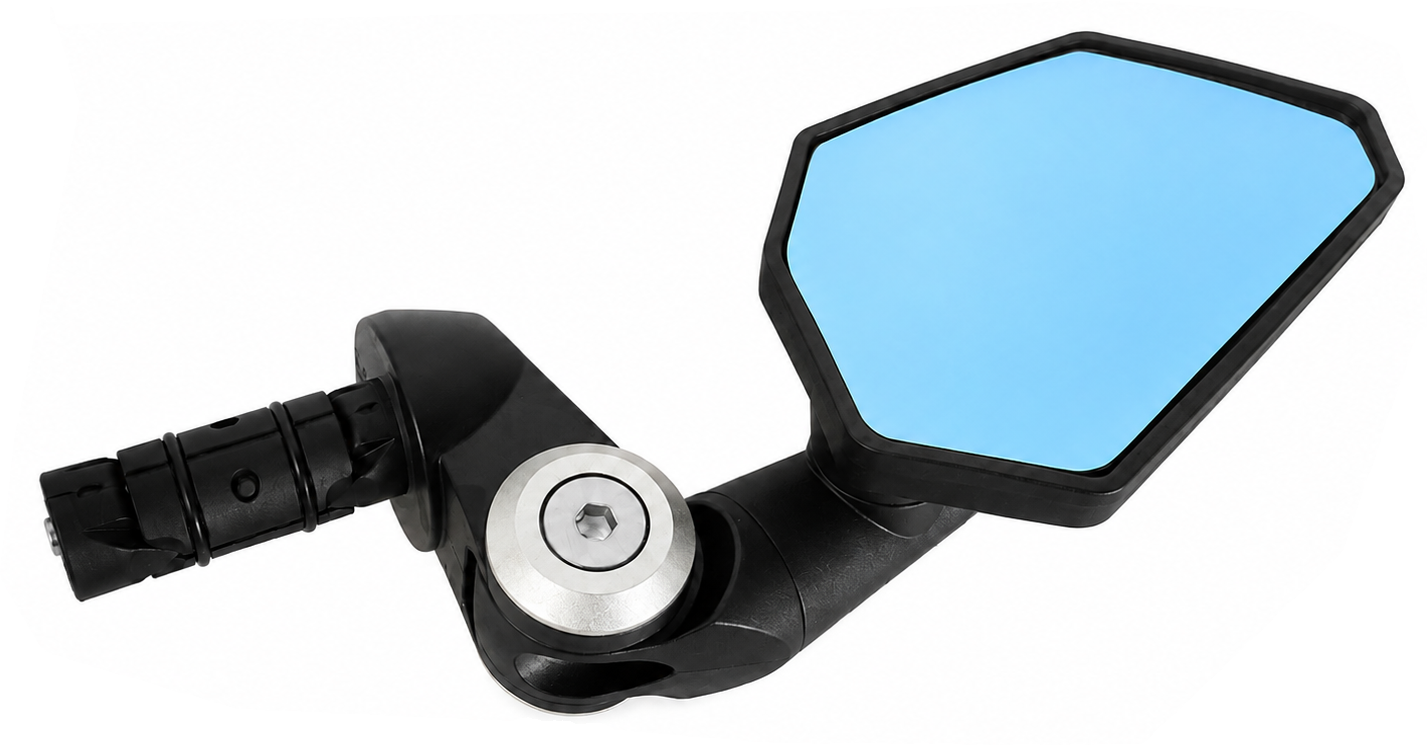 Luxe aerodynamische bar-end spiegel Evoas EV002 - brons accent - Afbeelding 5