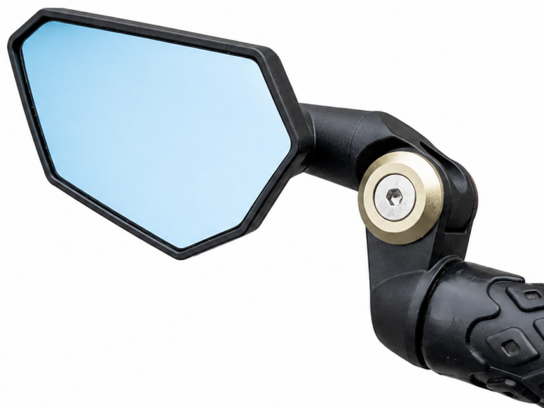 Luxe aerodynamische bar-end spiegel Evoas EV002 - brons accent