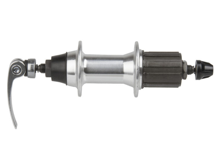 Achternaaf 36 gaats - holle as - 135 mm inbouwbreedte - zilver