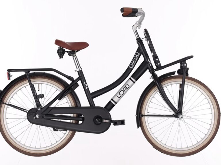 Kinderfiets BIKEFUN KIDS Load RN 20'' - mat/zwart