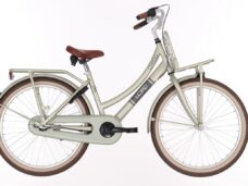 Kinderfiets BIKEFUN KIDS Load New 24'' met voor- en achterdrager - mat/desert sage