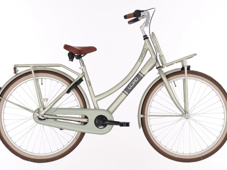 Kinderfiets BIKEFUN KIDS Load New 26'' met voor- en achterdrager - mat/desert sage