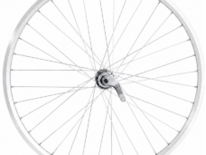 Achterwiel 28 x 1/4'' aluminium ZAC 2000 velg - Favorit remnaaf - zilver
