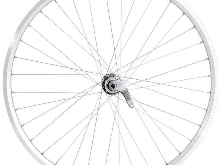 Achterwiel 28 x 1/4'' aluminium ZAC 2000 velg - Favorit remnaaf - zilver