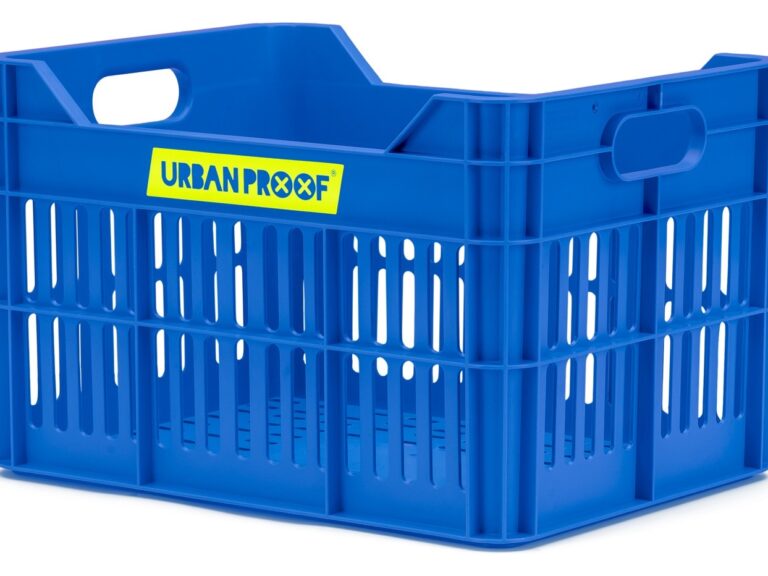 Gerecyclede fietskrat Urban Proof Junior 15 liter - Royal blue