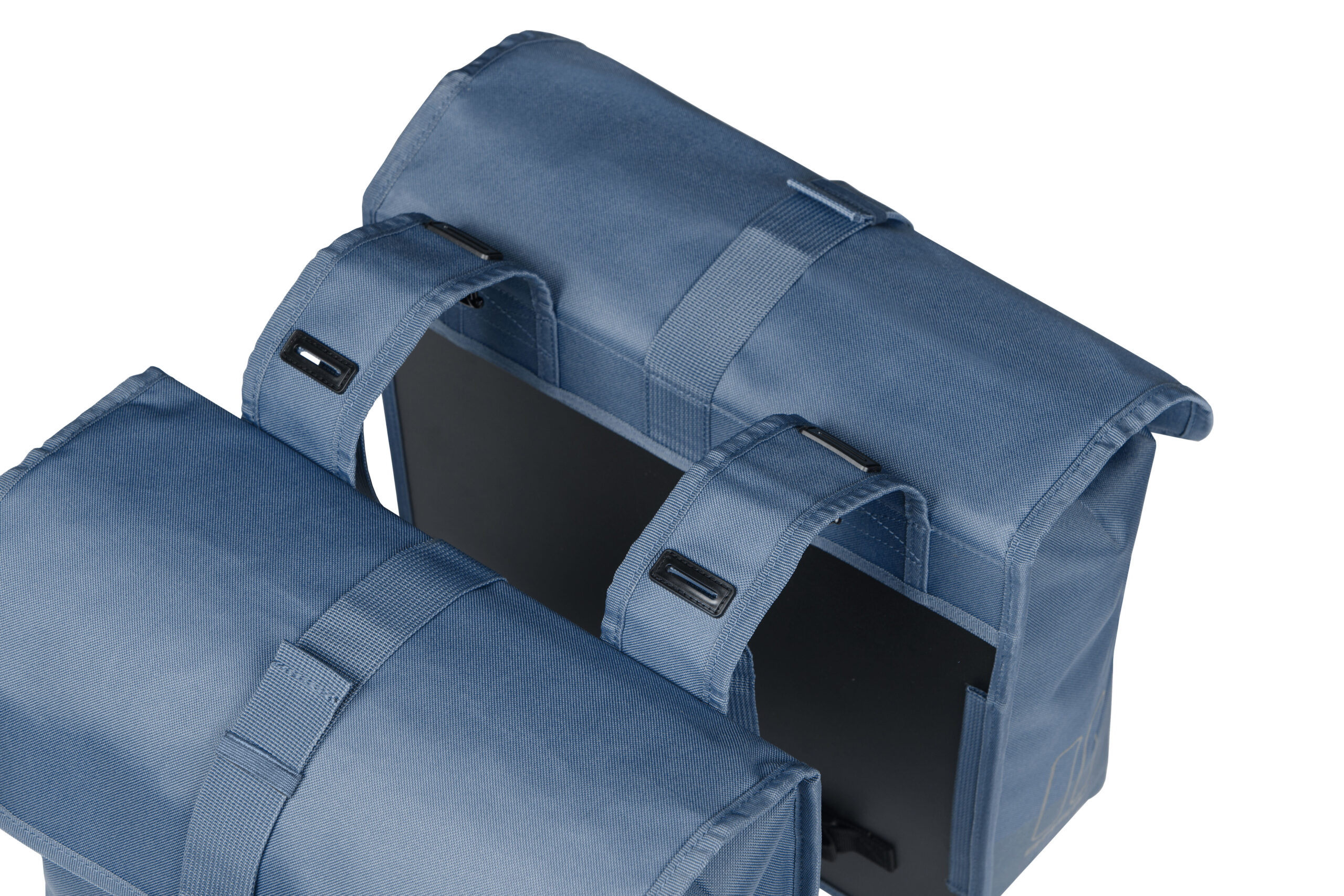 Dubbele fietstas Basil Mara Evo, 28-34L - indigo blue - Afbeelding 4