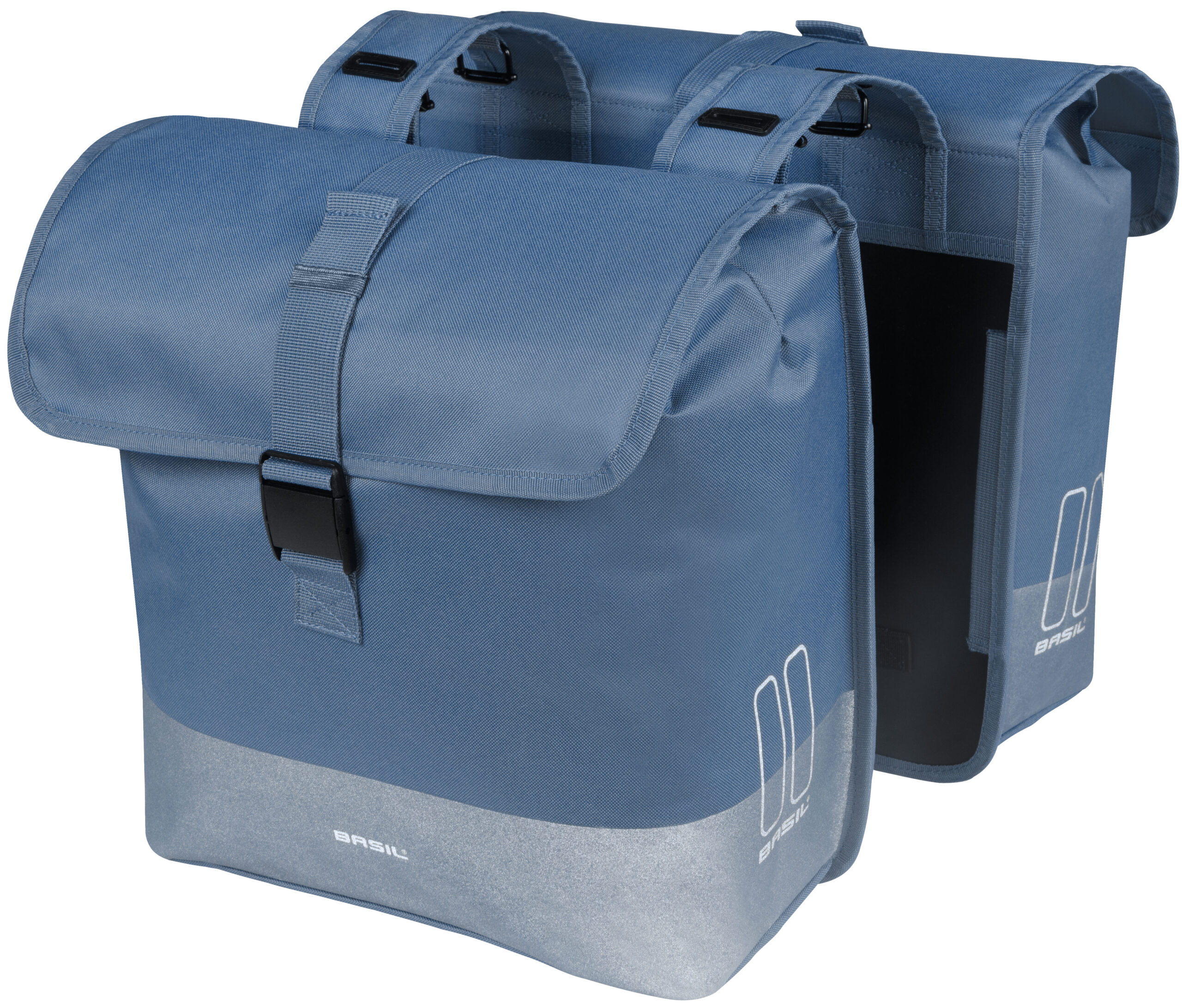 Dubbele fietstas Basil Mara Evo, 28-34L - indigo blue - Afbeelding 8