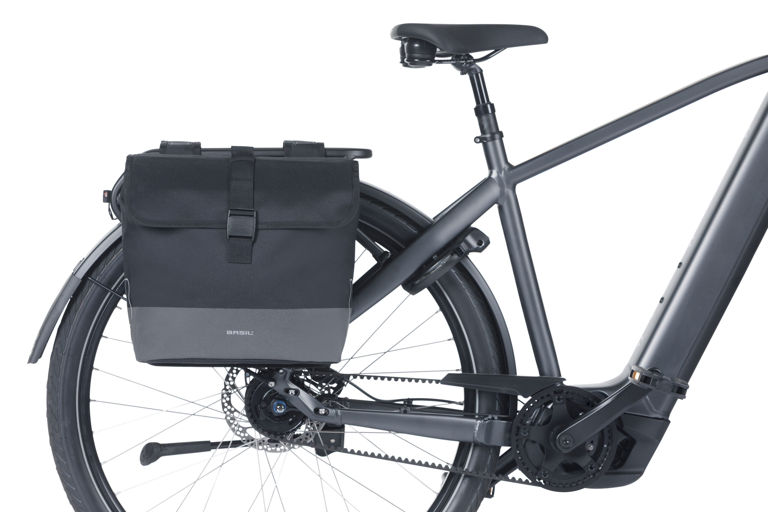 Dubbele fietstas Basil Mara Evo, 38-46L - zwart - Afbeelding 10