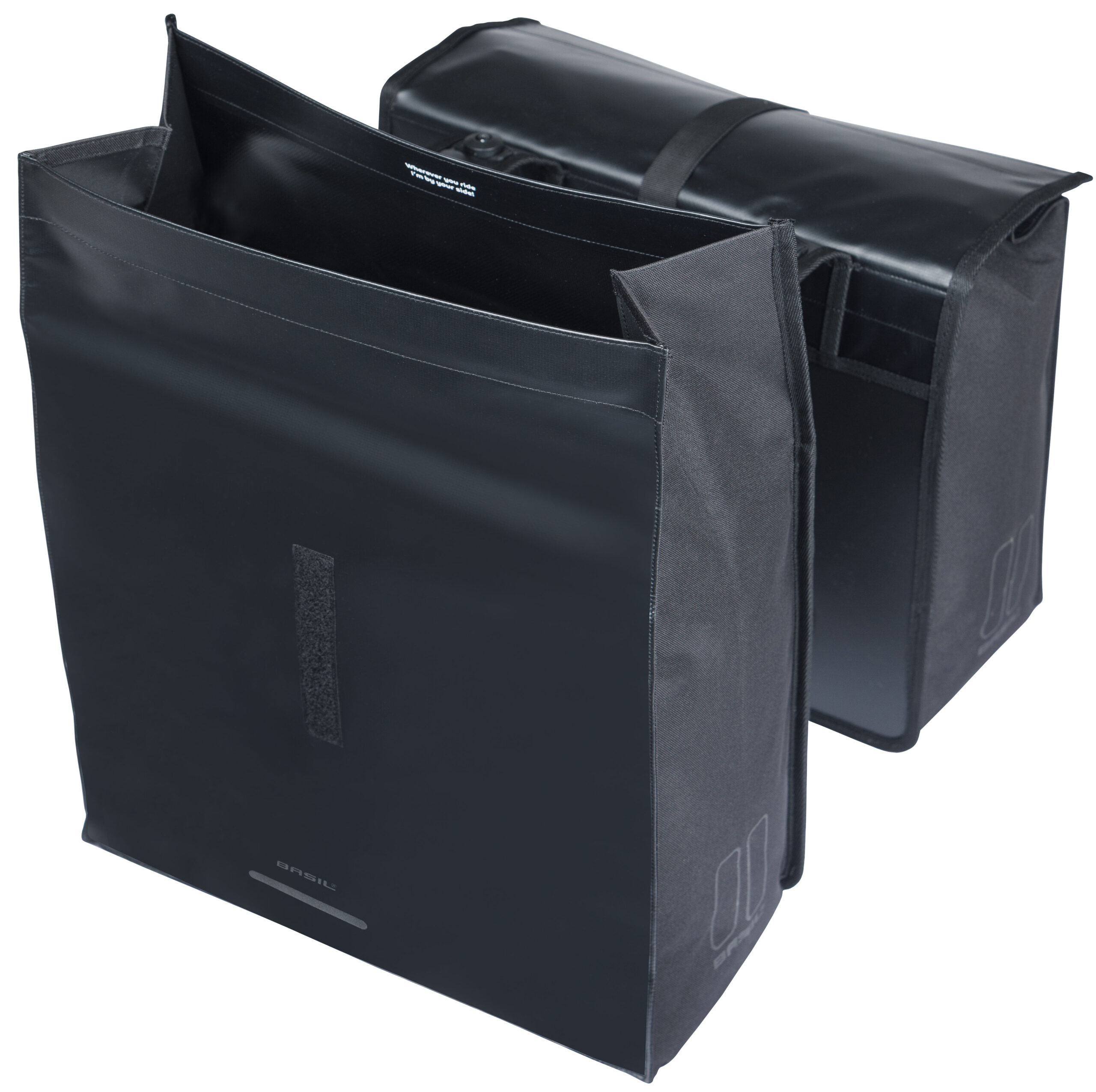 Dubbele fietstas Basil Urban Load Pro MIK, 50-64L - zwart - Afbeelding 3