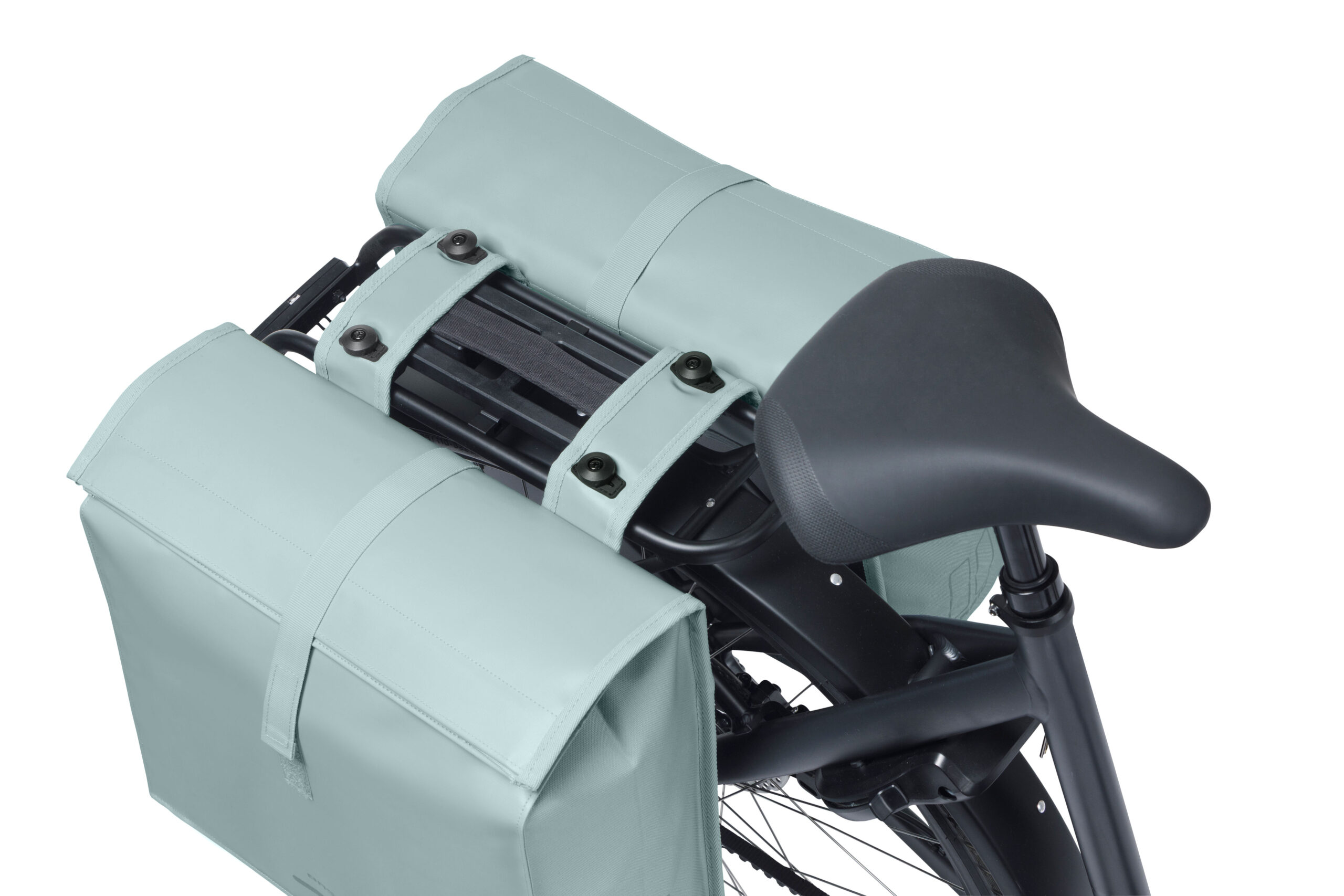 Dubbele fietstas Basil Urban Load Pro MIK, 50-64L - silver blue - Afbeelding 5