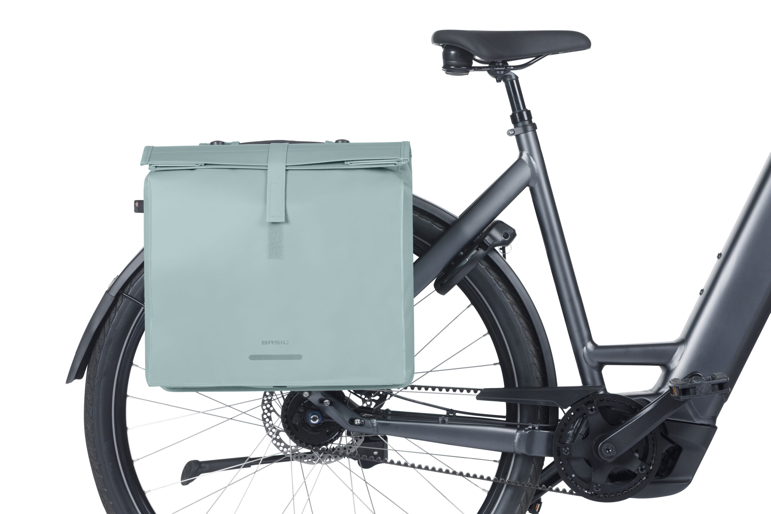Dubbele fietstas Basil Urban Load Pro MIK, 50-64L - silver blue - Afbeelding 6