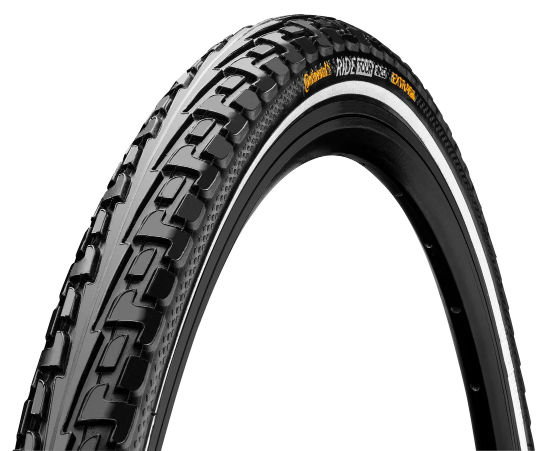 Buitenband Continental Ride Tour 24 x 1.75" / 47-507 - zwart met reflectie