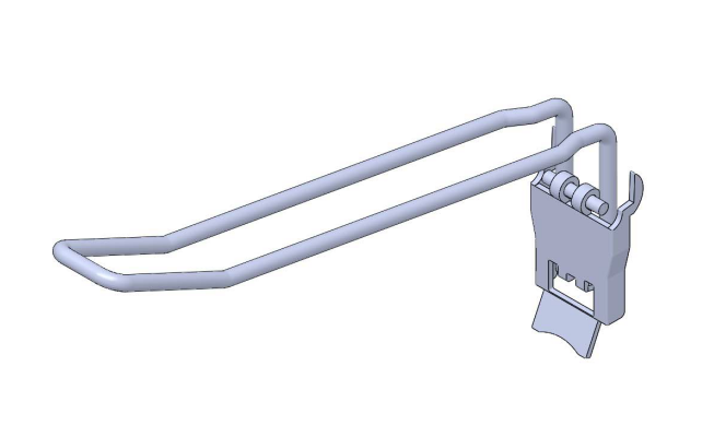 Klaphaak Dubbel RL 30 / 16 cm - verzinkt