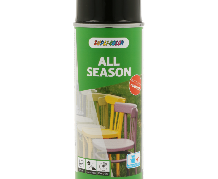 Spuitlak Dupli-Color RAL-9005 - 400 ml / all season / gitzwart