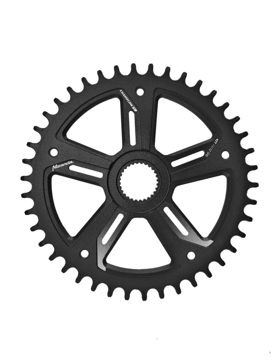 Tandwiel Miranda 38T Bosch Gen. 4/5 Race/Gravel - kettinglijn 53/55 mm - aluminium