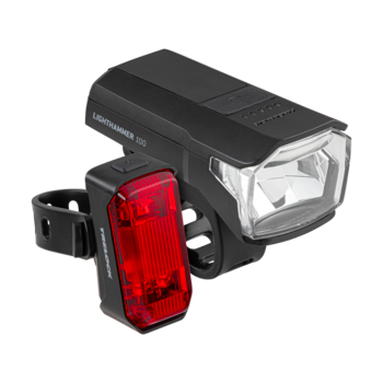 Verlichtingsset Trelock Lighthammer 100 USB Set - 100 lux