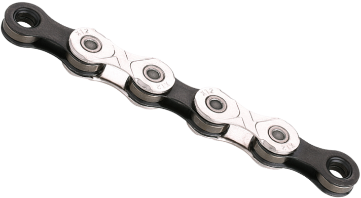 Fietsketting KMC X12 Silver/Black - 126 schakels